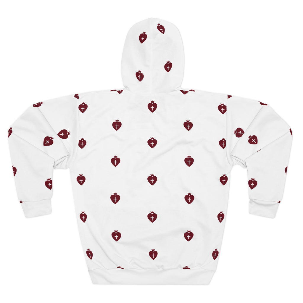 Christian Hoodie "Heart Cross" Woman wear faith Bible