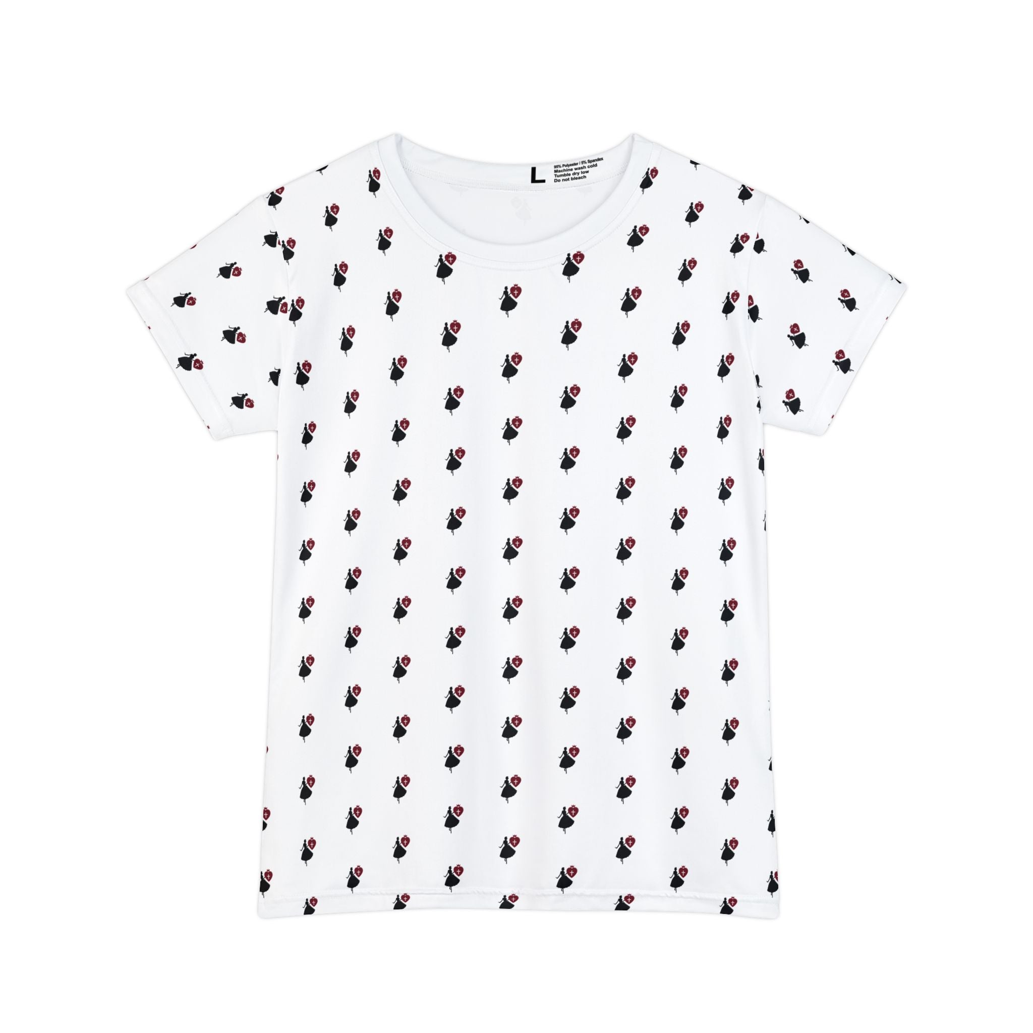 Christian Women's Short Sleeve Shirt Faith-filled Woman