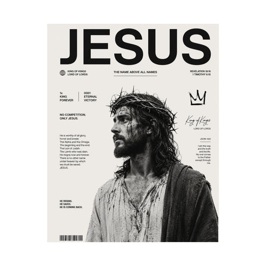 Jesus King of Kings Christian Wall Art
