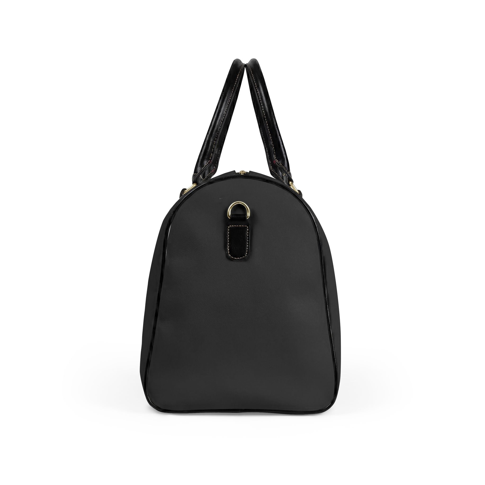 Christian Heart Cross Leather Travel Bag