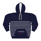 Overflow White Line Christian Hoodie