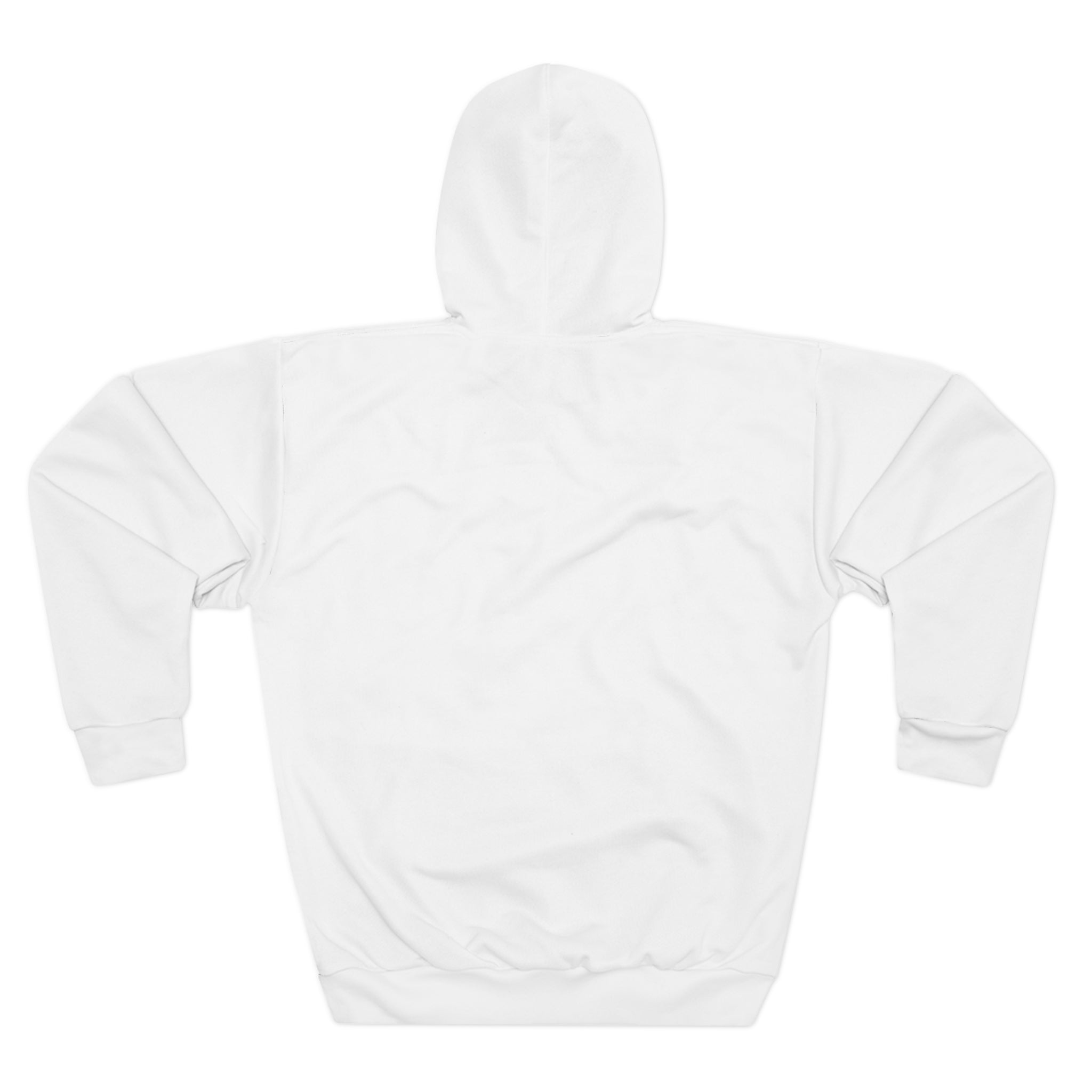 Unisex Pullover Hoodie (AOP) Overflow White