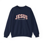 Jesus King of Kings Varsity Christian Crewneck
