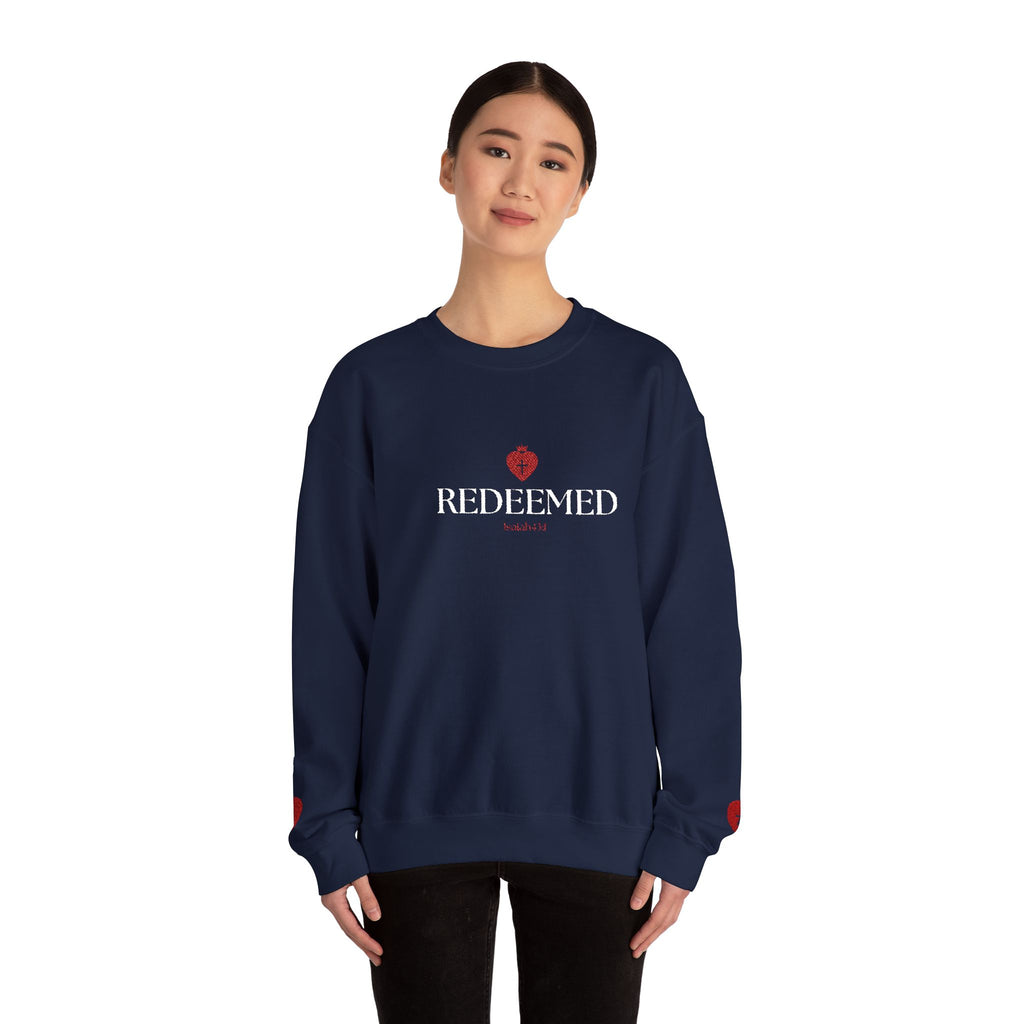 "Redeemed" Christian Women's Crewneck Sweatshirt