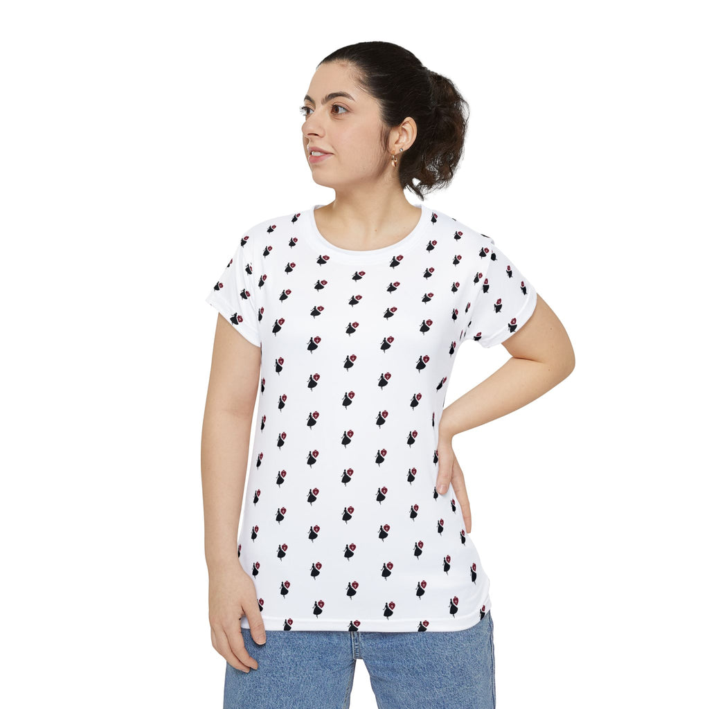 Christian Women's Short Sleeve Shirt Faith-filled Woman