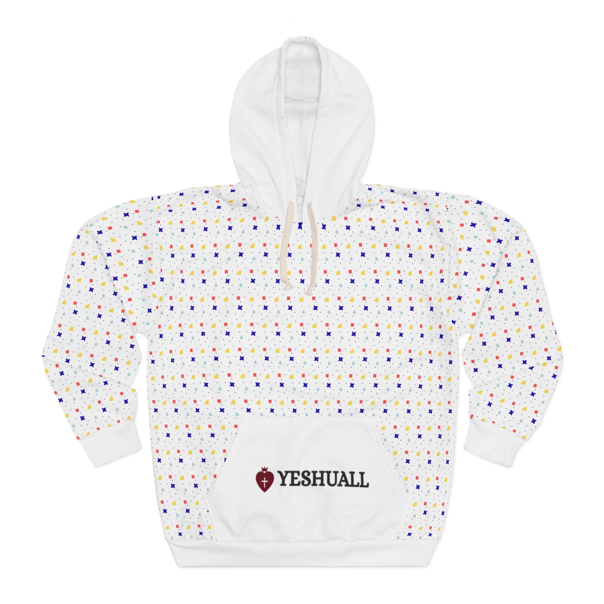 Faith-based Hoodie Overflow White