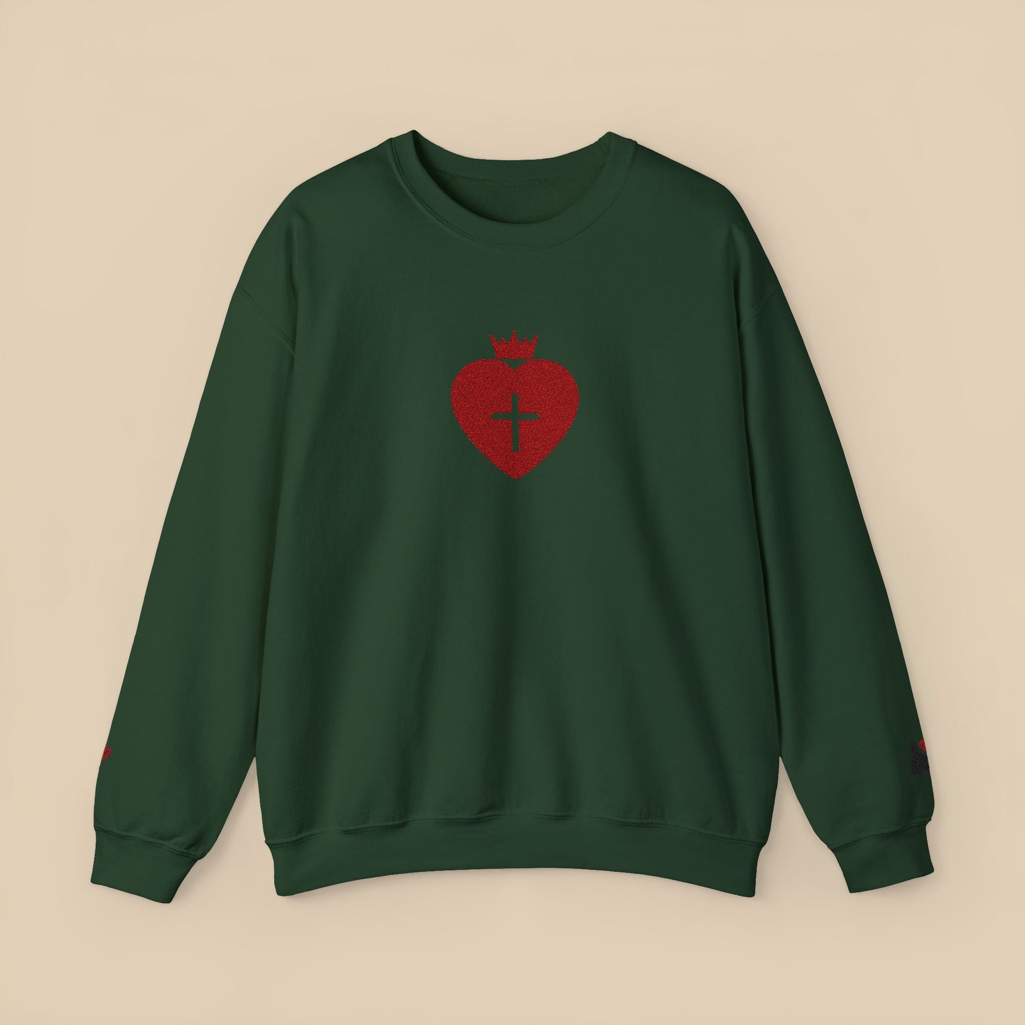Daughter of the King Christian Crewneck Sweatshirt Faith-Based Apparel