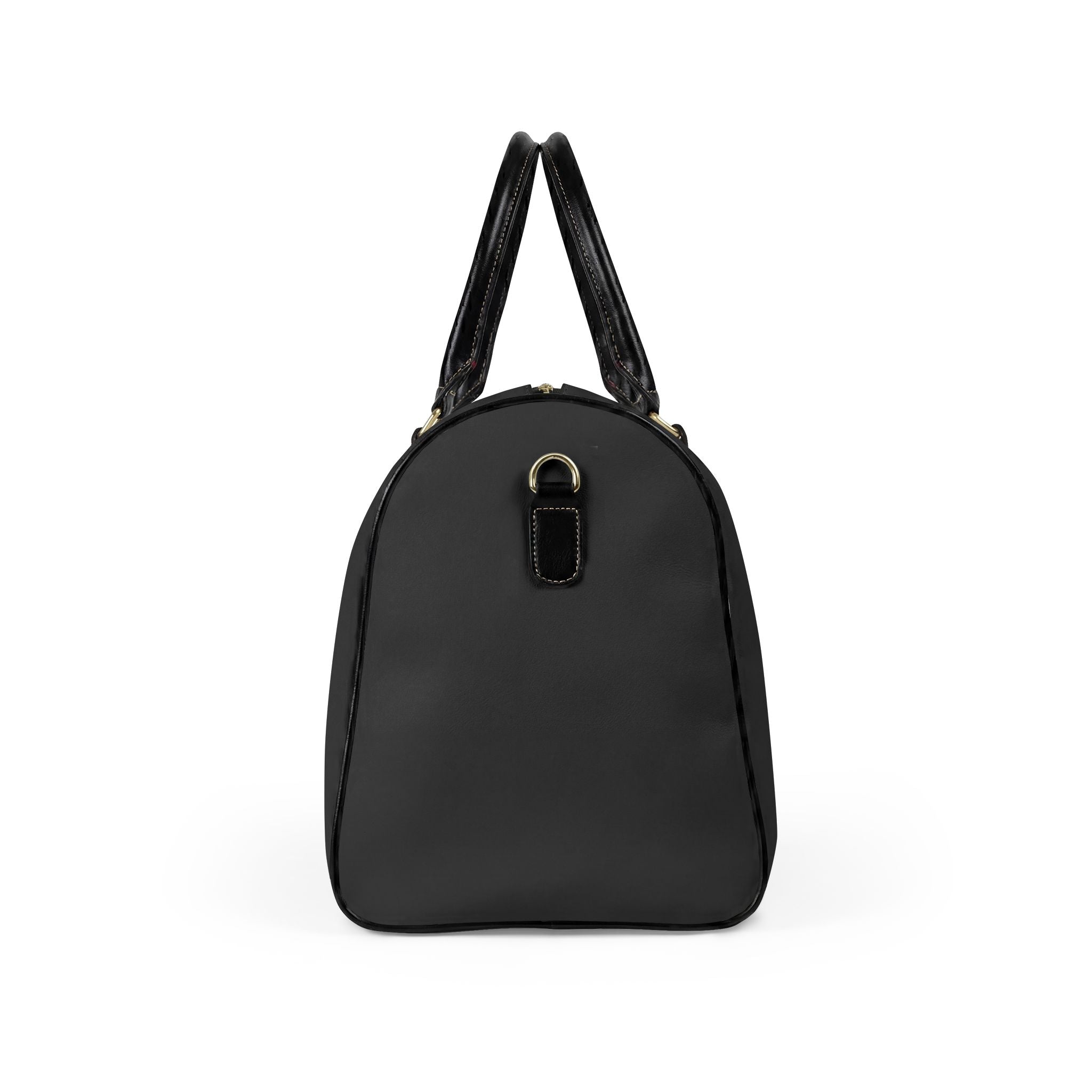 Christian Heart Cross Leather Travel Bag