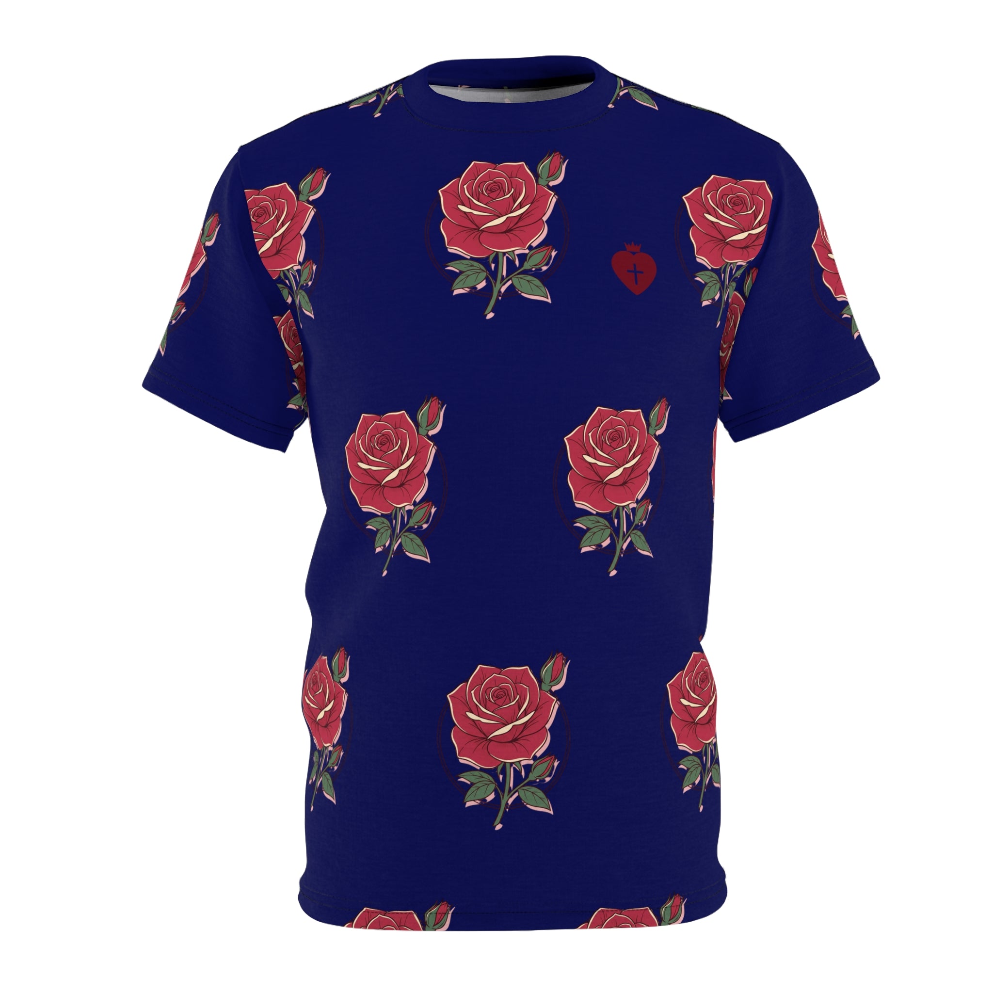 Heart Cross Christian Heart Cross Tee
