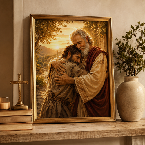 The Prodigal Son Luke 15 Christian Wall Art