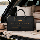 Faith Over Fear Psalm 118:6 Christian Duffel Bag