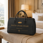 Faith Over Fear Psalm 118:6 Christian Duffel Bag