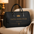 Faith Over Fear Psalm 118:6 Christian Duffel Bag