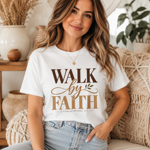 Walk by Faith 2 Corinthians 5:7 Christian T-Shirt