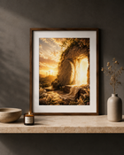 He Is Risen Resurrection Christian Wall Art