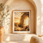 He Is Risen Resurrection Christian Wall Art