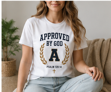 Approved by God Psalm 139:14 Christian T-Shirt