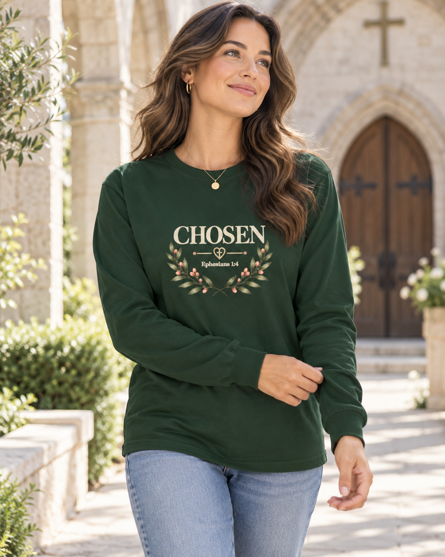CHOSEN Cotton Long Sleeve Tee