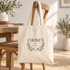 CHOSEN BY GOD Cotton Canvas Tote Bag