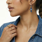 Guardian Angel Cross Earrings