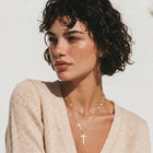 Divine Layers Cross Necklace Set