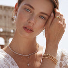 Rose Cross Earrings