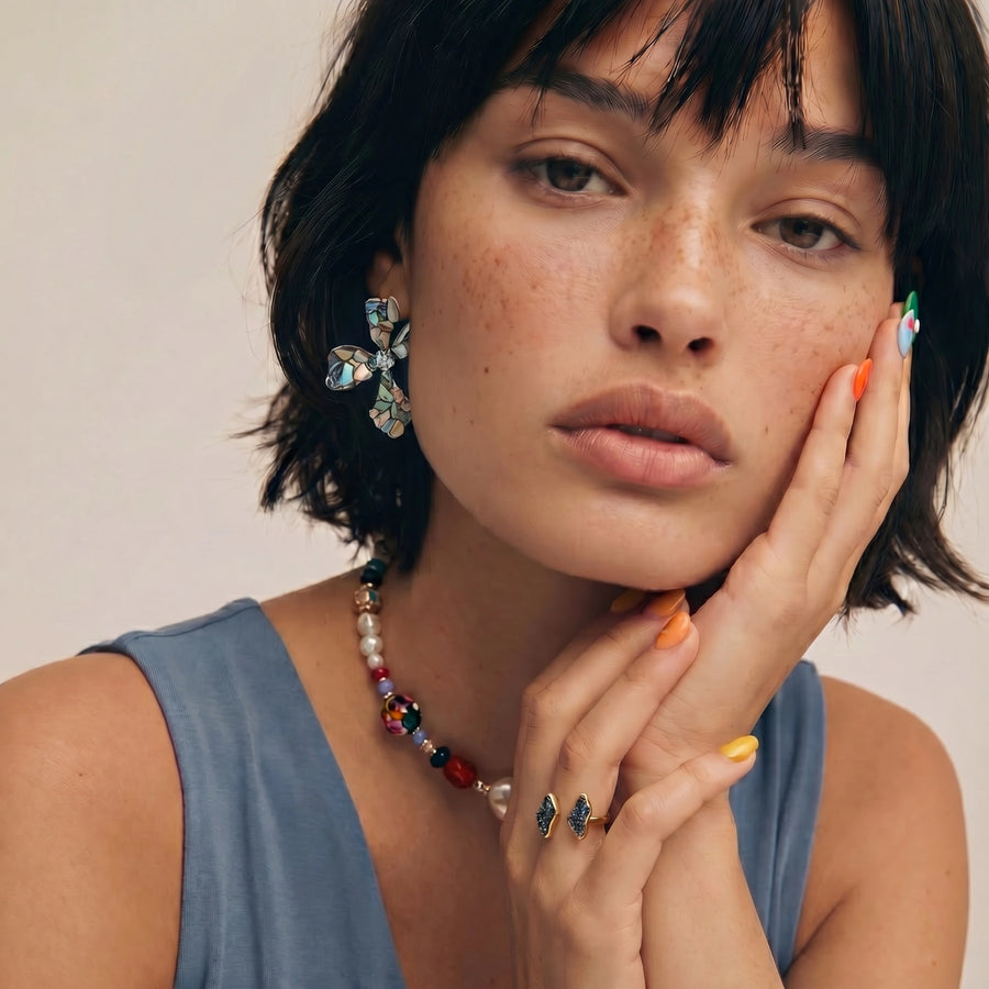 Shell Bloom Studs