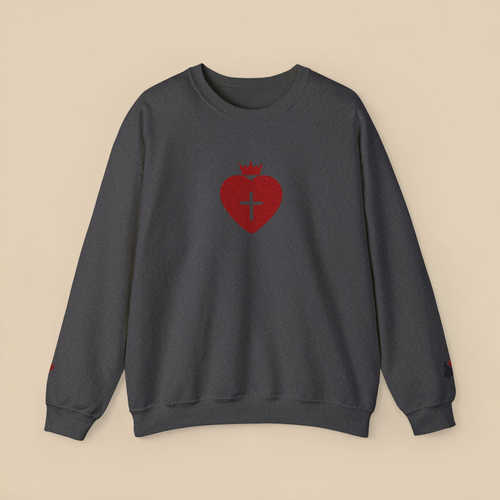 Daughter of the King Christian Crewneck Sweatshirt Faith-Based Apparel