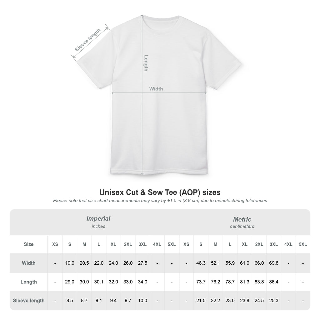 Copy of Unisex Cut & Sew Tee (AOP)