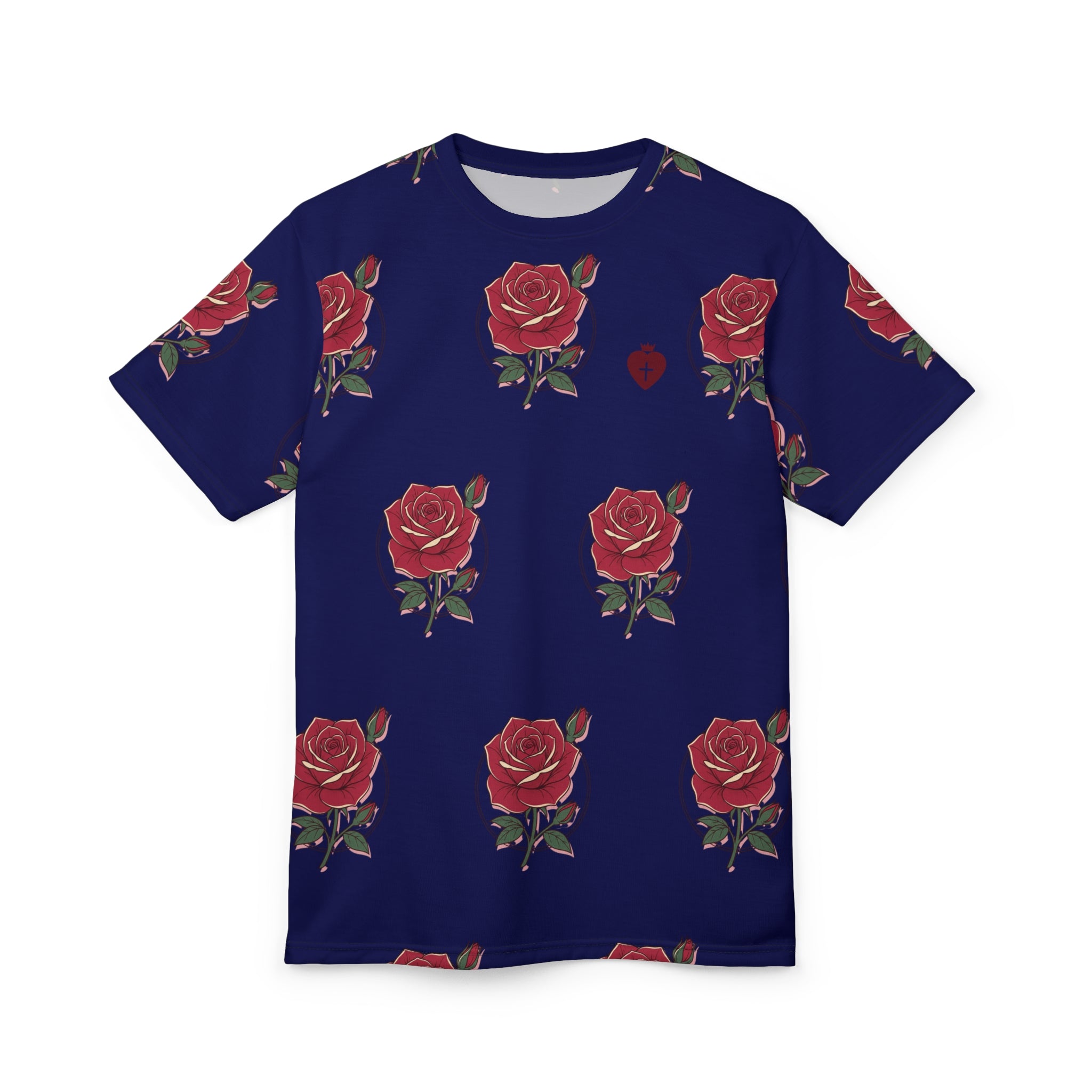 Heart Cross Christian Heart Cross Tee