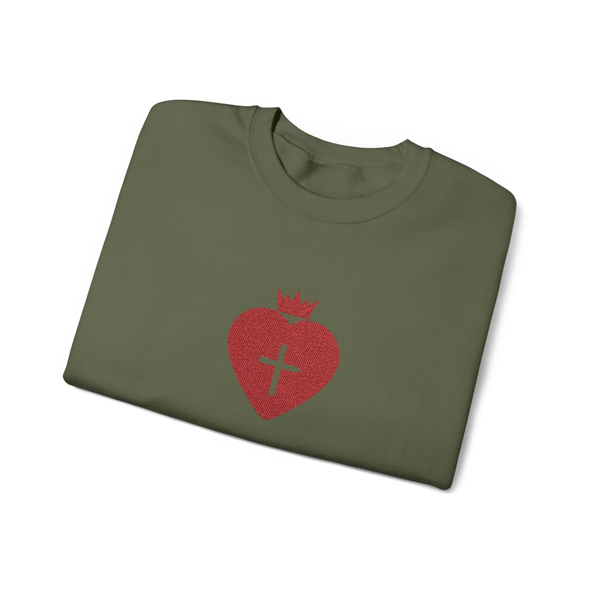 Daughter of the King Christian Crewneck Sweatshirt Faith-Based Apparel