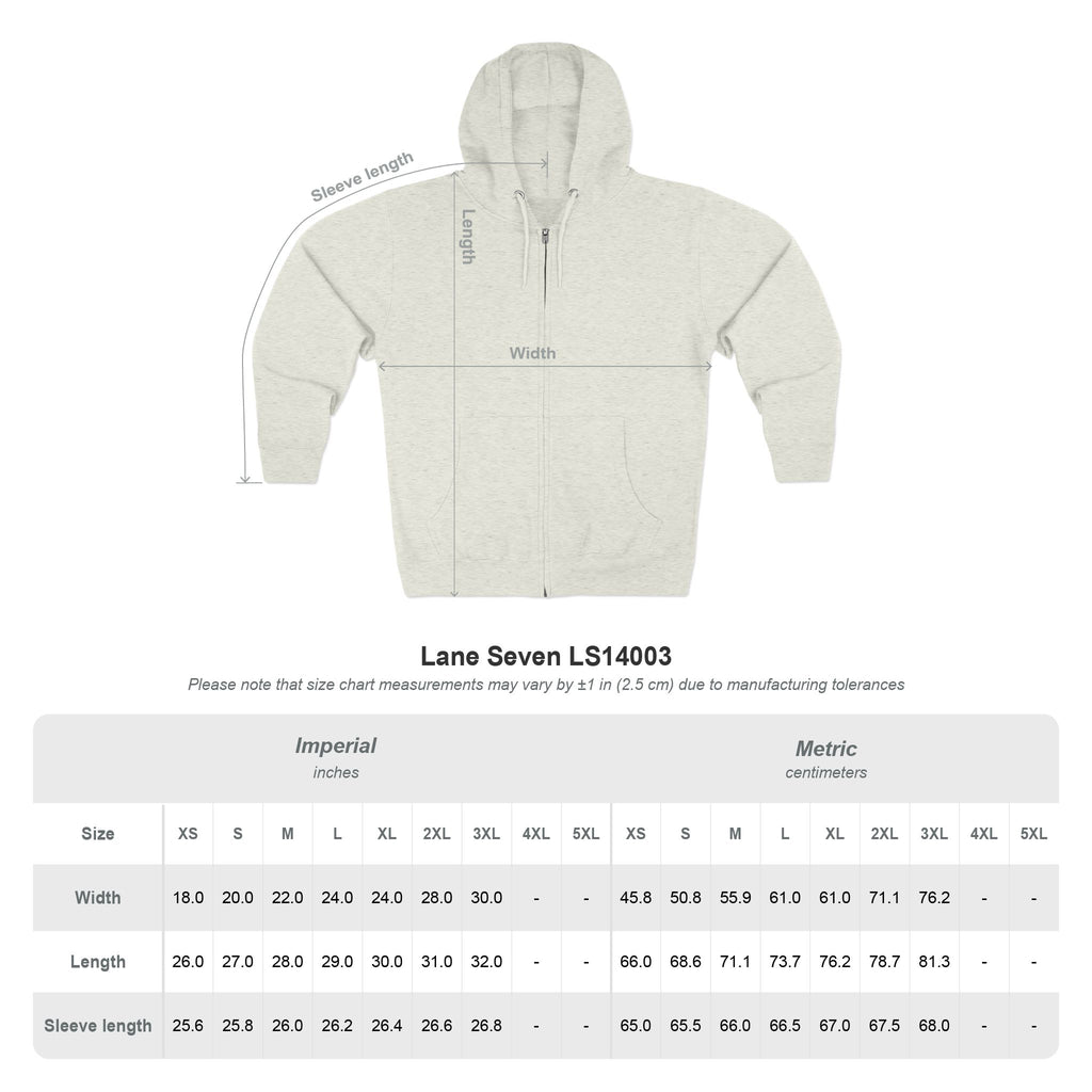 Unisex Zip Hoodie