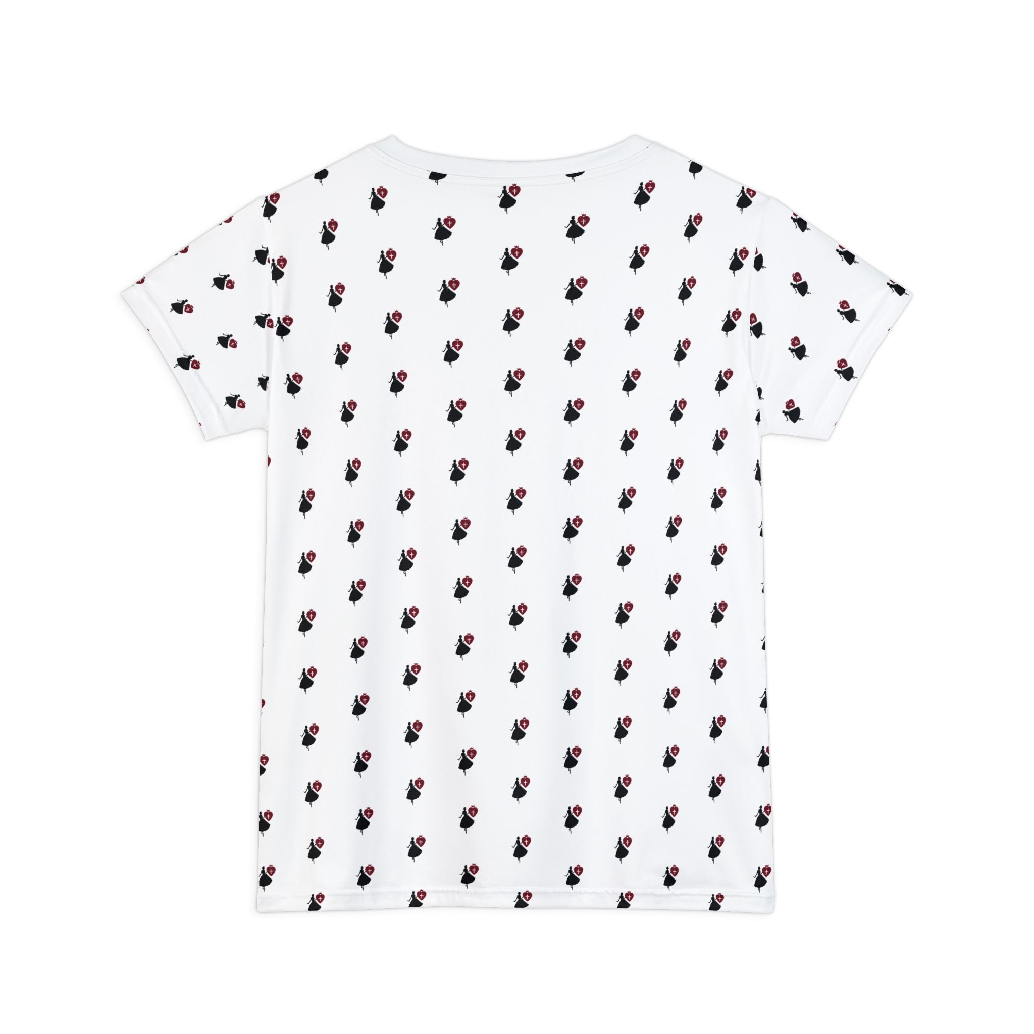 Christian Women's Short Sleeve Shirt Faith-filled Woman
