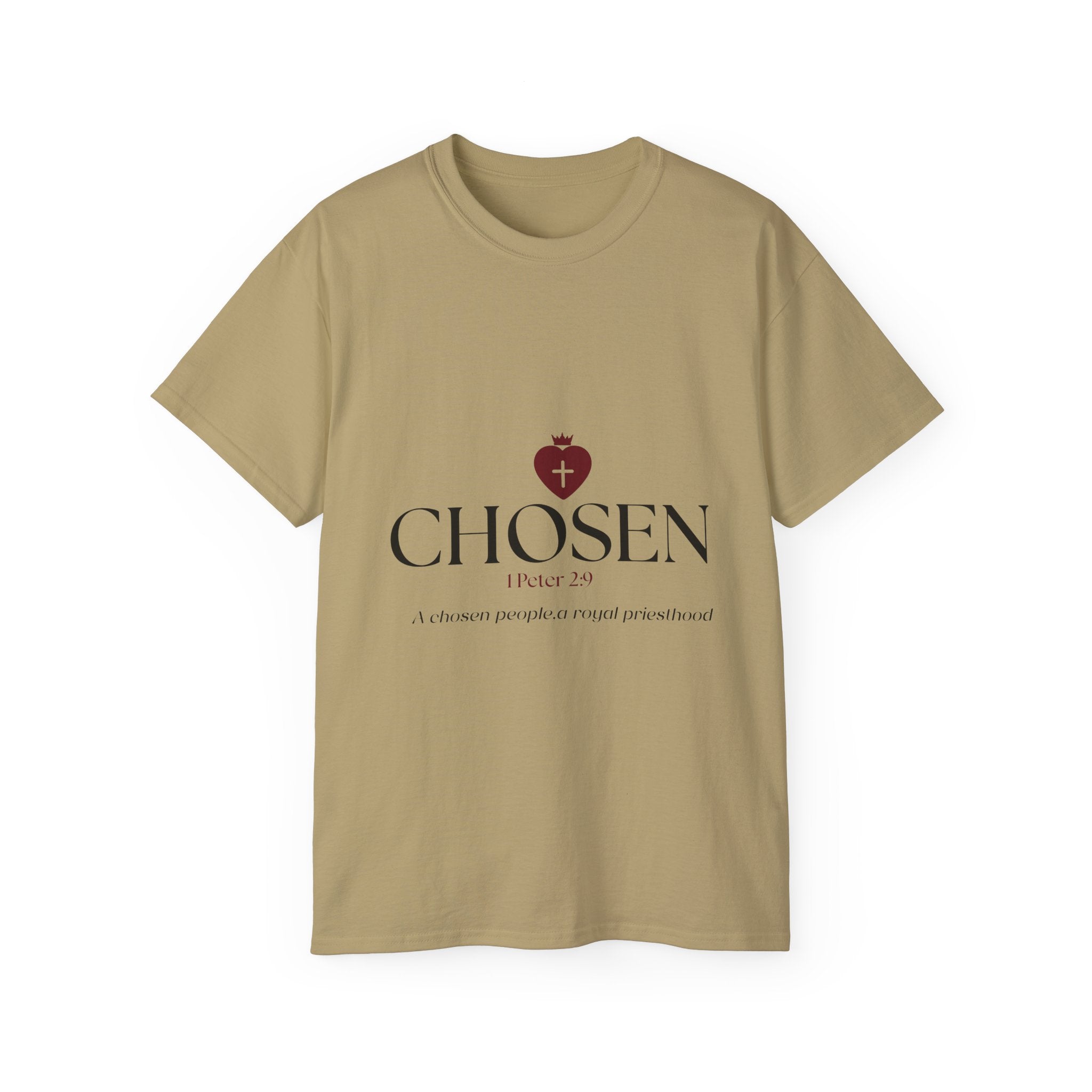Christian T-Shirt_"CHOSEN" Peter 1:29 Bible