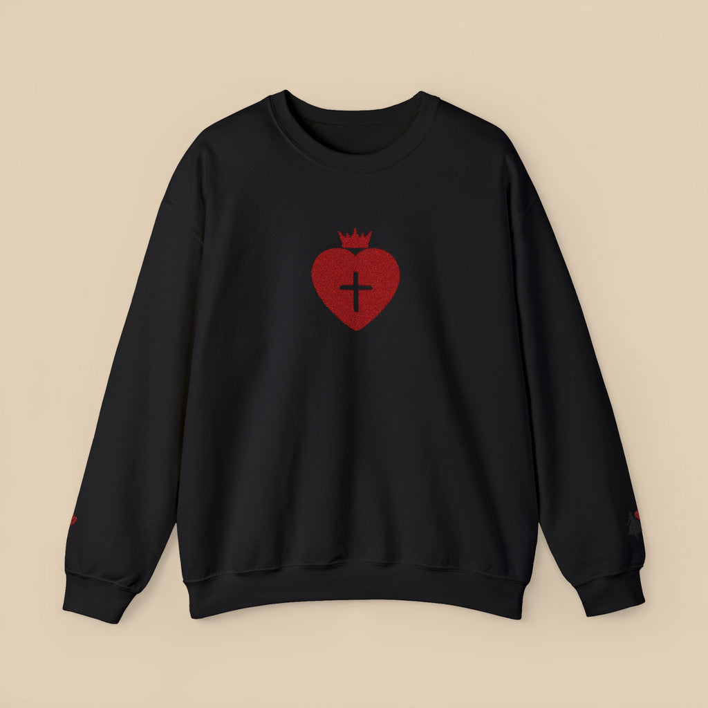 Daughter of the King Christian Crewneck Sweatshirt Faith-Based Apparel