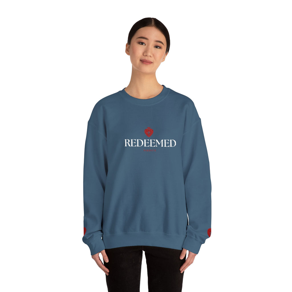 "Redeemed" Christian Women's Crewneck Sweatshirt