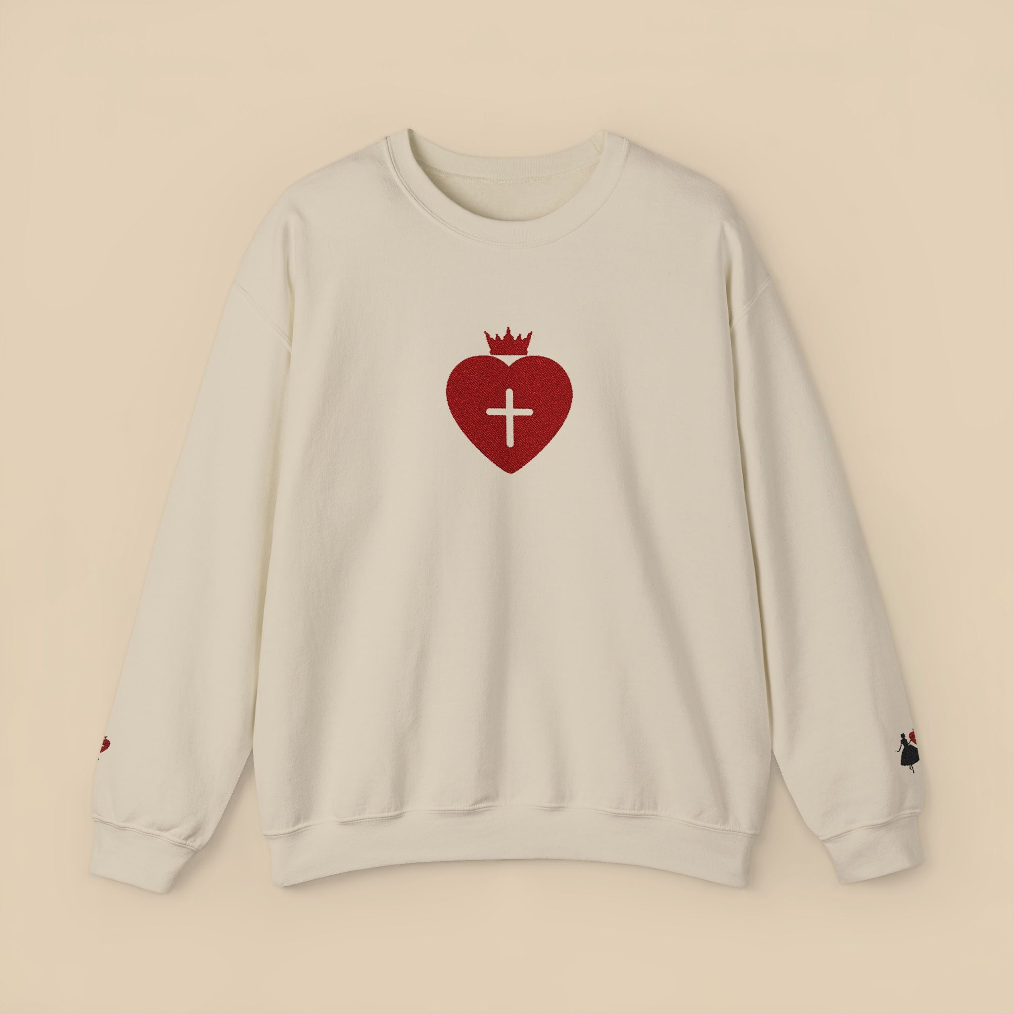 Daughter of the King Christian Crewneck Sweatshirt Faith-Based Apparel