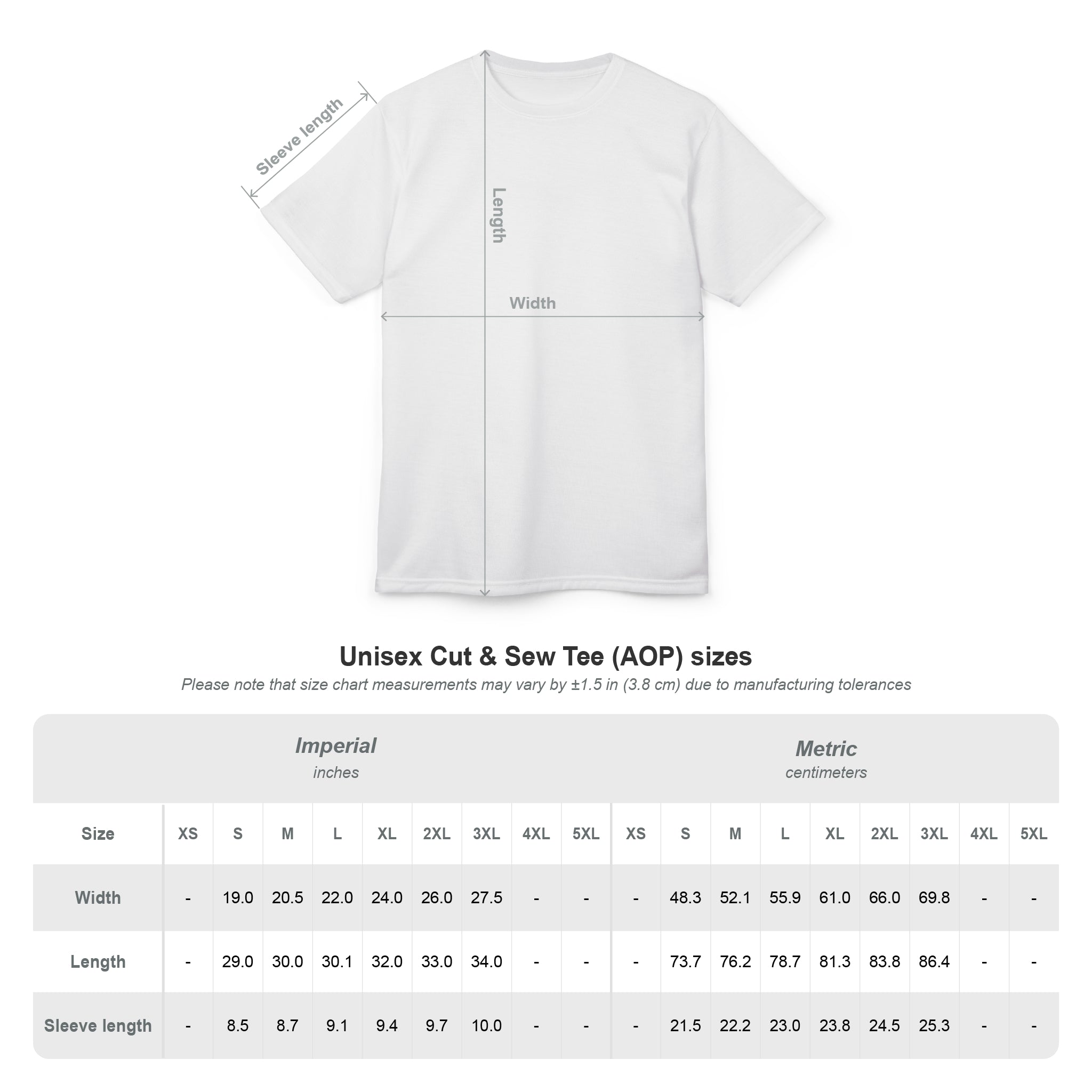 Christian Heart Cross Cut & Sew Tee