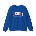 Jesus King of Kings Varsity Christian Crewneck