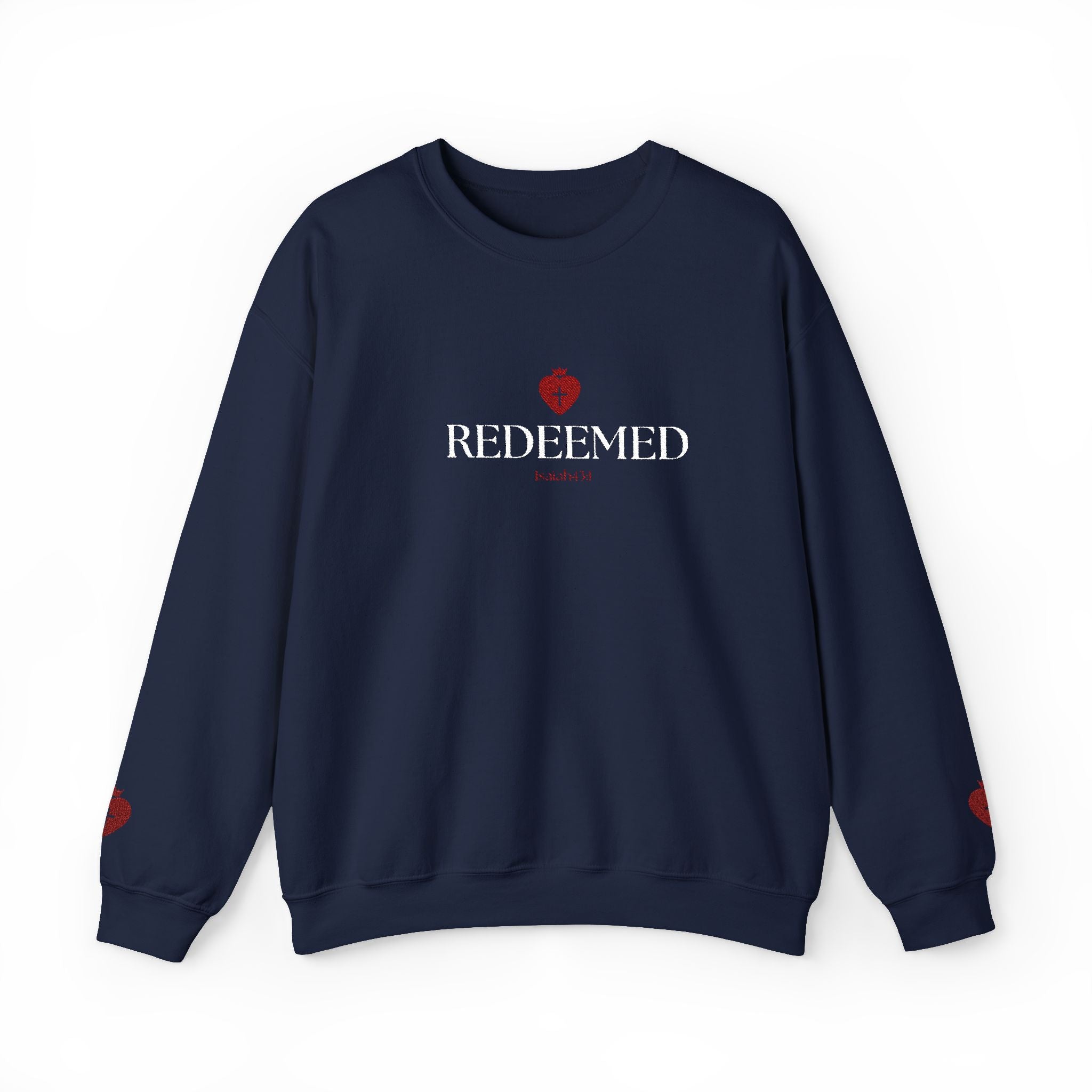 "Redeemed" Christian Women's Crewneck Sweatshirt