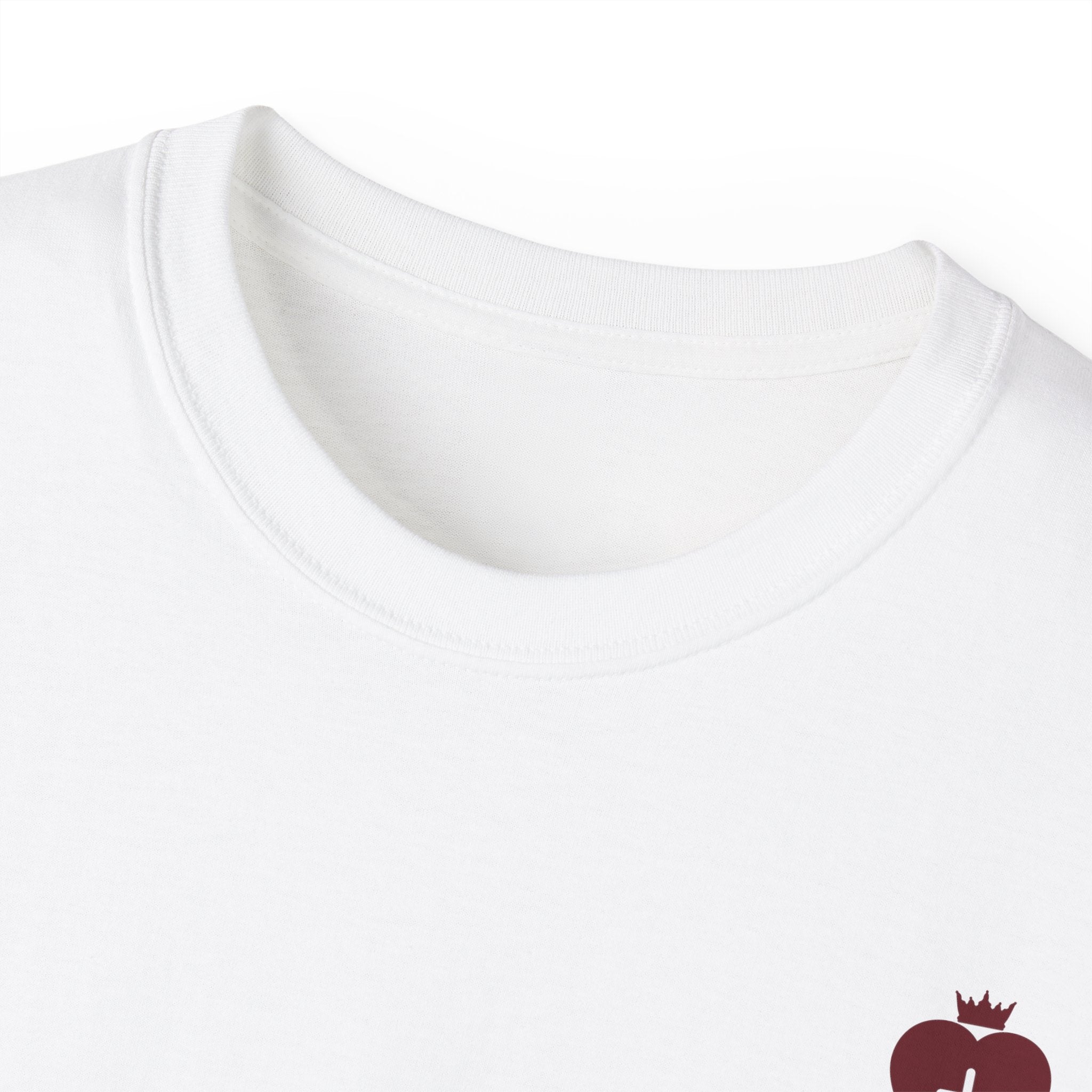 "Heart Cross" Christian Women's T-Shirt  Sand