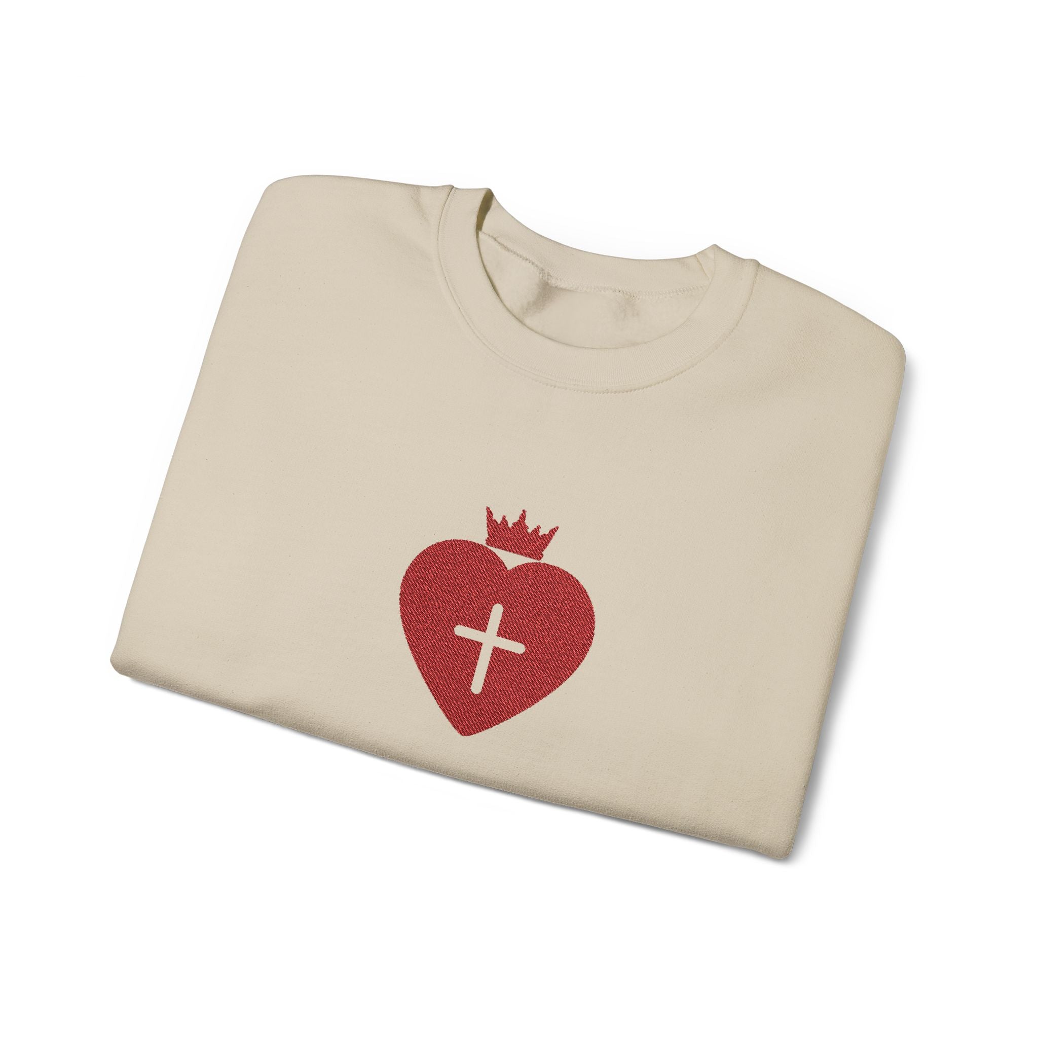 Daughter of the King Christian Crewneck Sweatshirt Faith-Based Apparel
