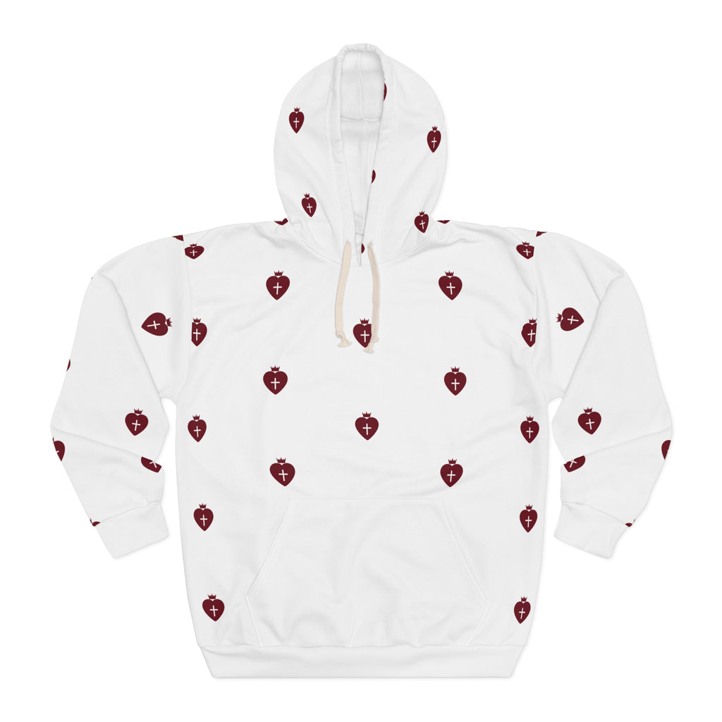 Christian Hoodie "Heart Cross" Woman wear faith Bible