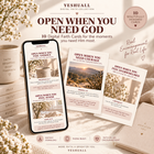 Open When You Need God 40 Digital Faith Cards