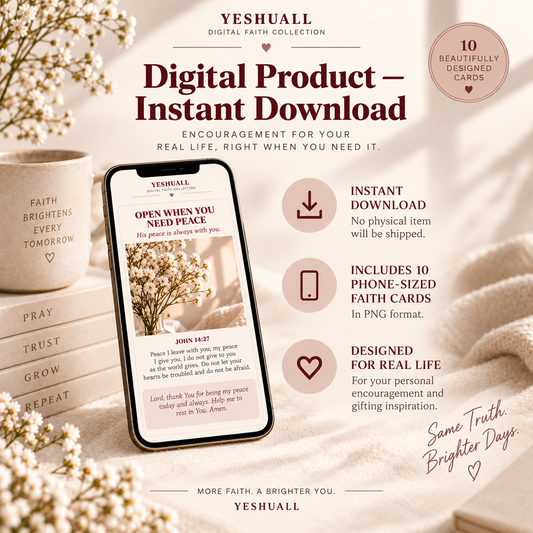 Open When You Need God 40 Digital Faith Cards