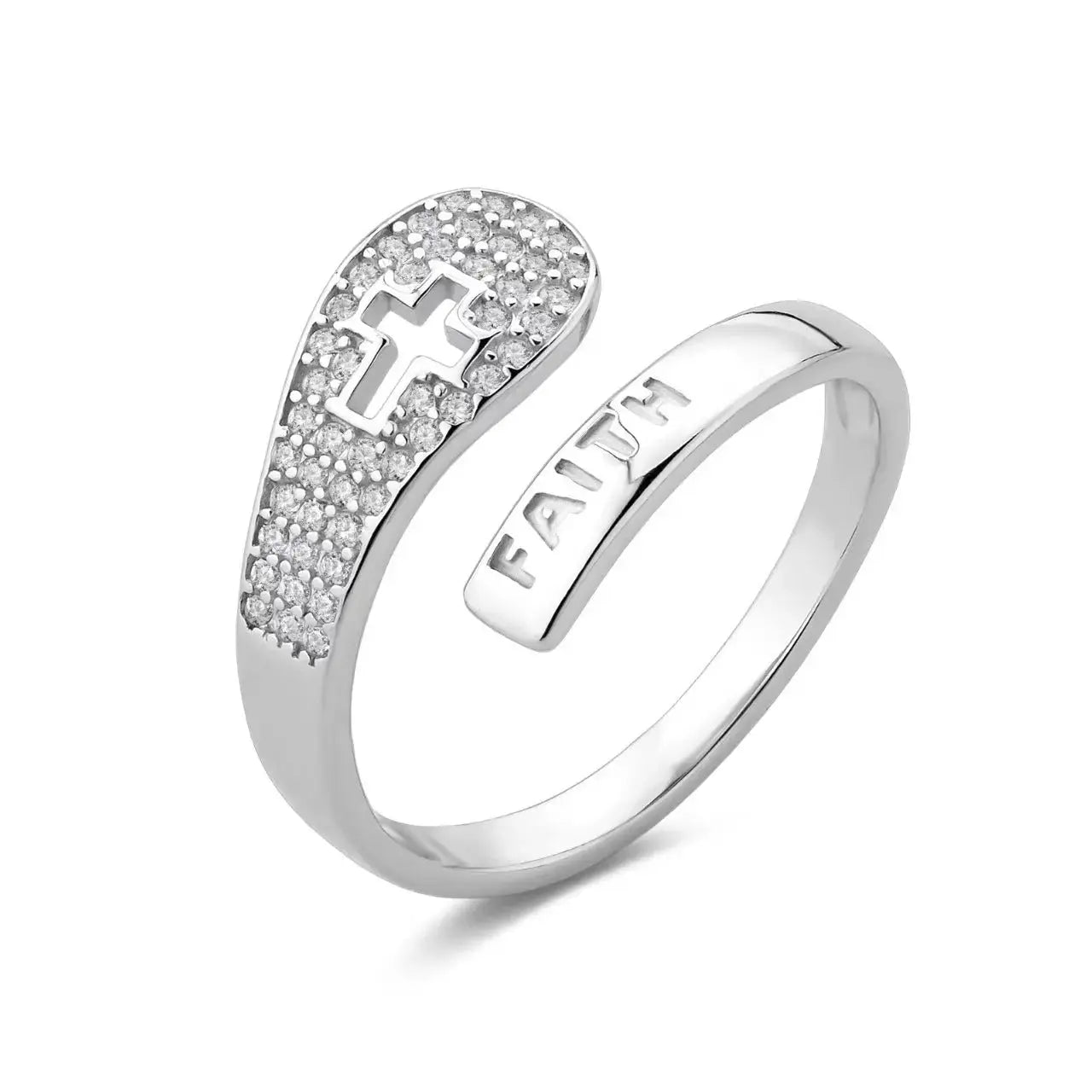 Adjustable Cross Cut Out Ring - YESHUALL