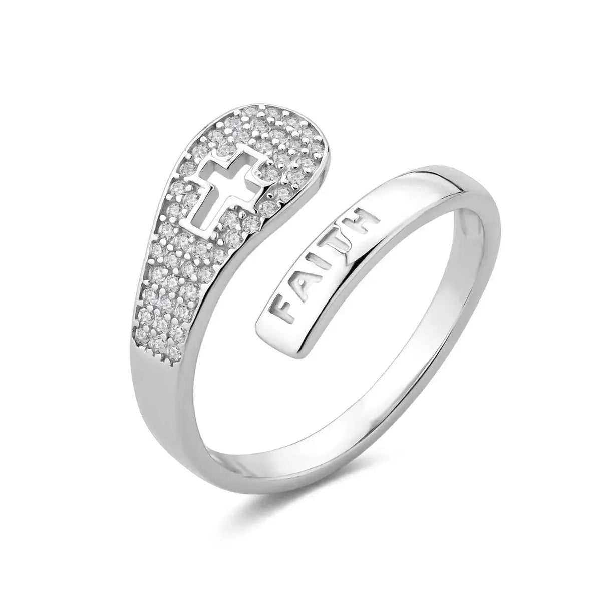 Adjustable Cross Cut Out Ring - YESHUALL