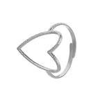 Alloy geometric cross ring - YESHUALL