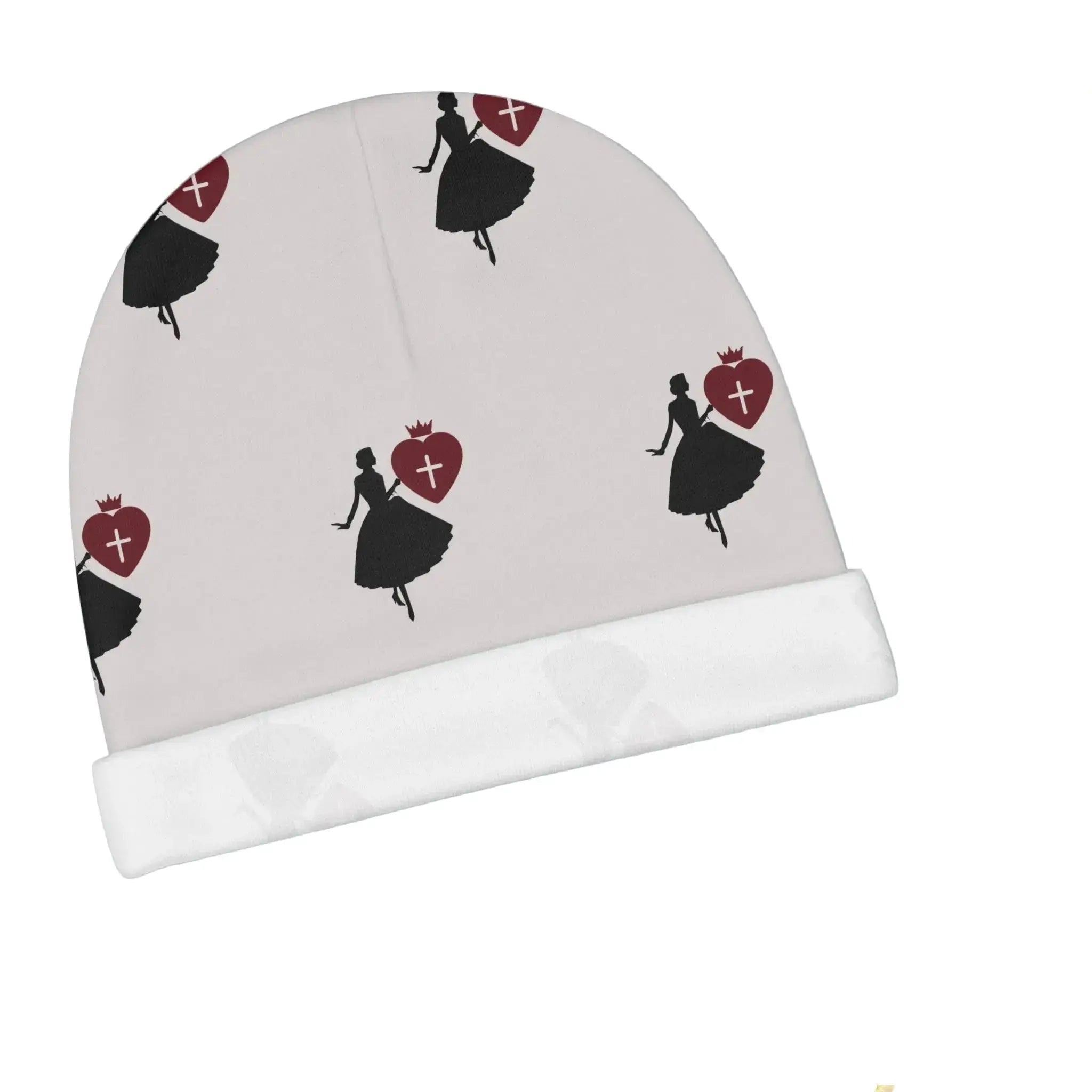 Baby wearing Christian faith beanie, newborn faith gift YESHUALL