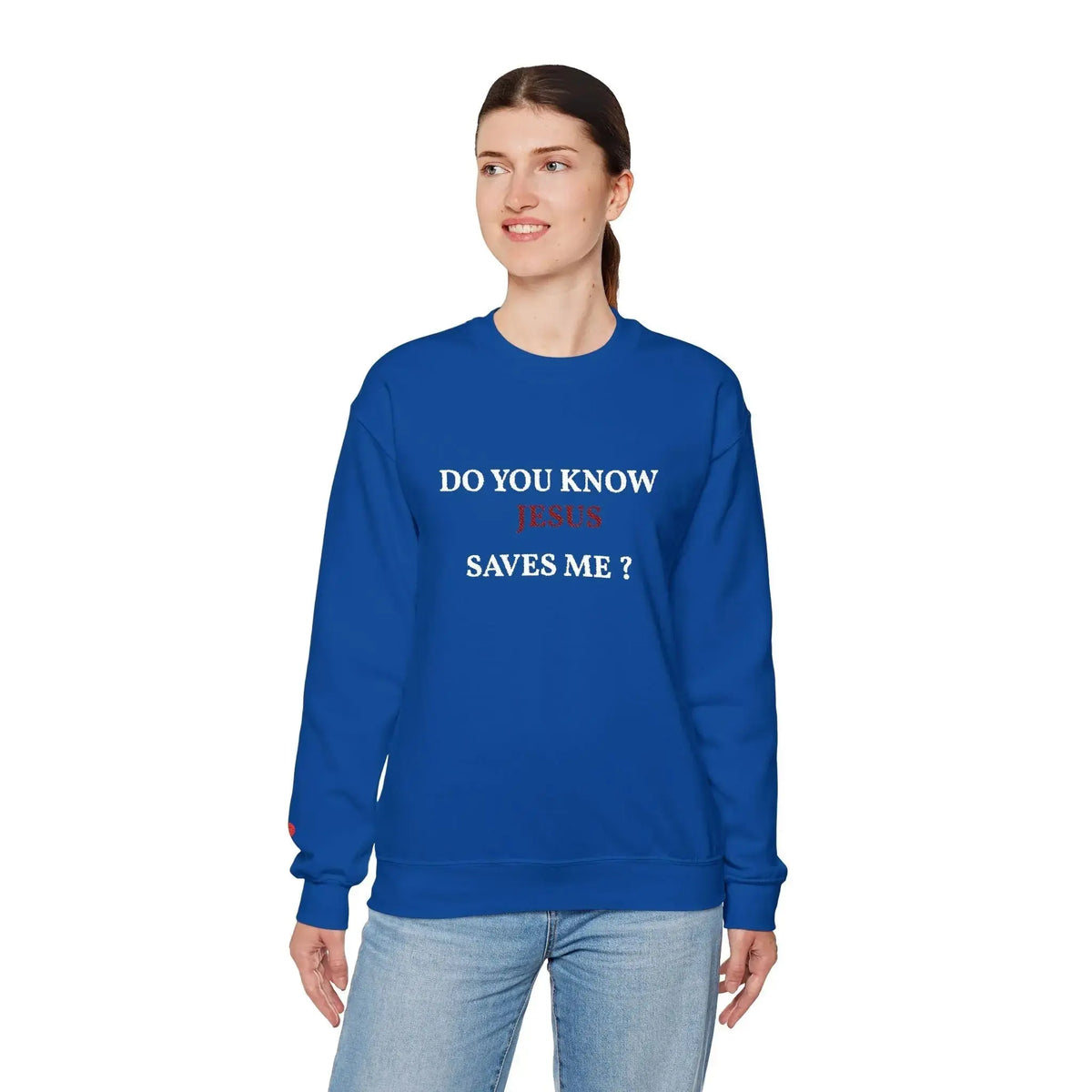 Christian faith crewneck in different colors, women's sweatshirt